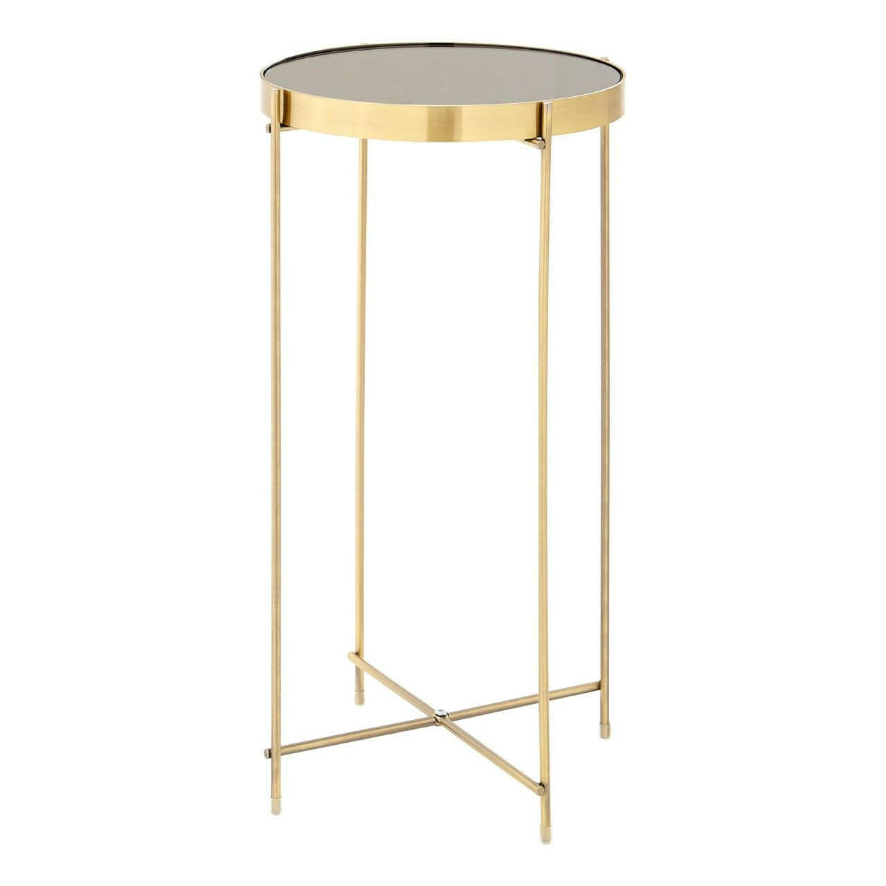 Noosa & Co. Living Allez Black Mirror Tall Side Table House of Isabella UK