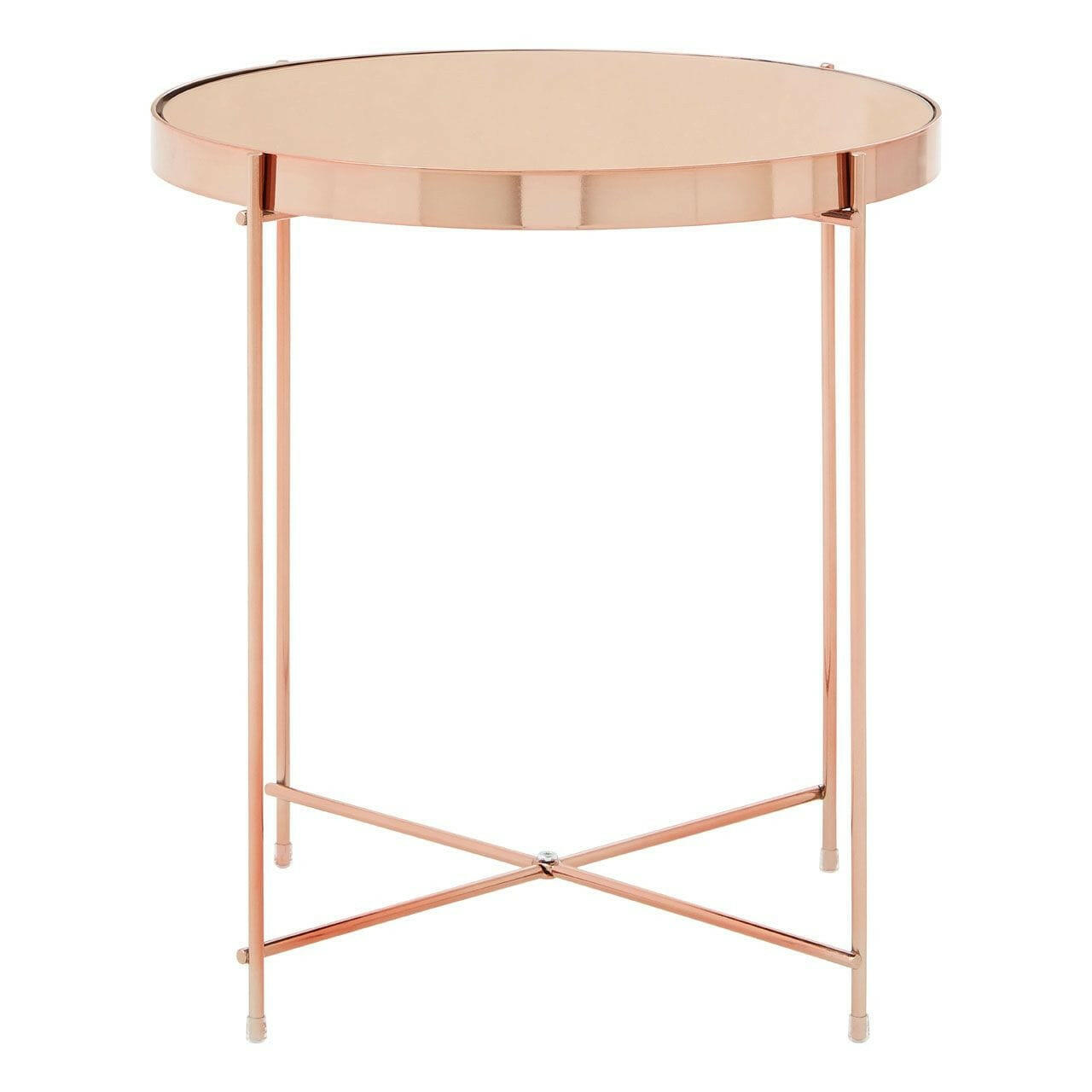 Noosa & Co. Living Allez Pink Mirror Low Side Table House of Isabella UK