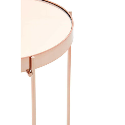 Noosa & Co. Living Allez Pink Mirror Tall Side Table House of Isabella UK