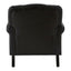 Noosa & Co. Living Arm Chair, Black Bonded Leather House of Isabella UK