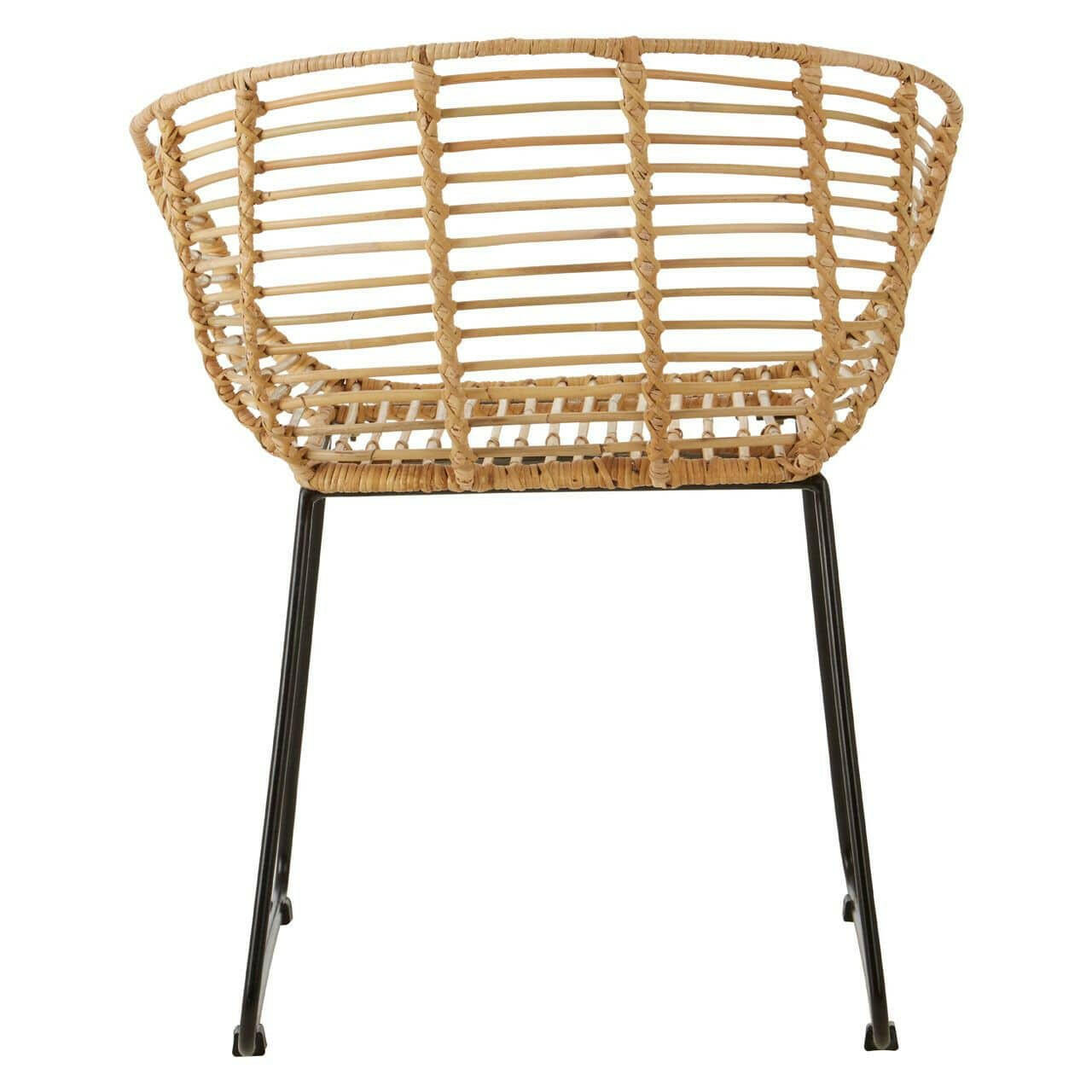 Noosa & Co. Living Moglom Natural Rattan Rounded Chair House of Isabella UK