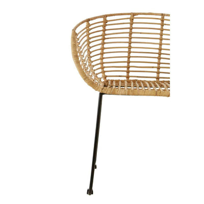 Noosa & Co. Living Moglom Natural Rattan Rounded Chair House of Isabella UK