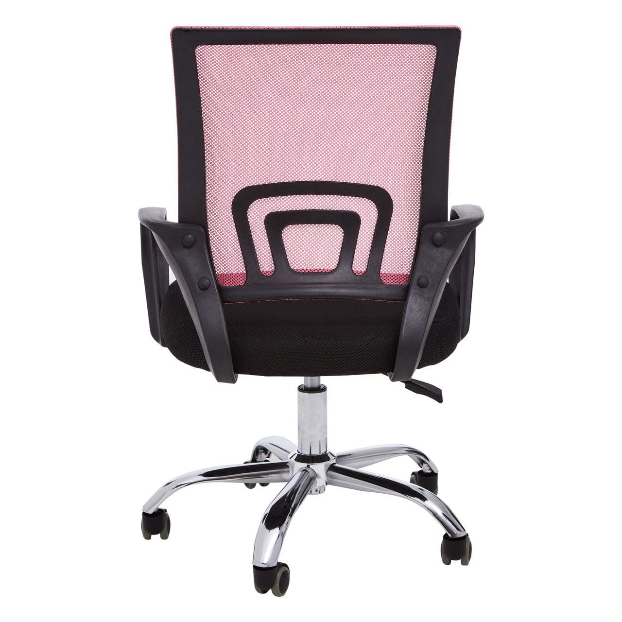 Noosa & Co. Living Pink Home Office Chair With Black Armrest House of Isabella UK