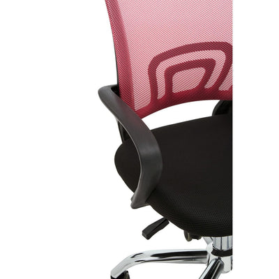 Noosa & Co. Living Pink Home Office Chair With Black Armrest House of Isabella UK