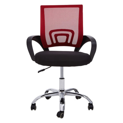 Noosa & Co. Living Red Home Office Chair With Black Armrest House of Isabella UK