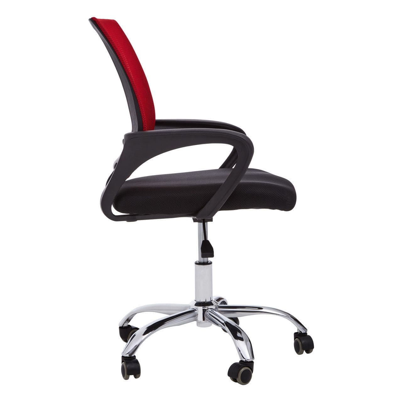 Noosa & Co. Living Red Home Office Chair With Black Armrest House of Isabella UK