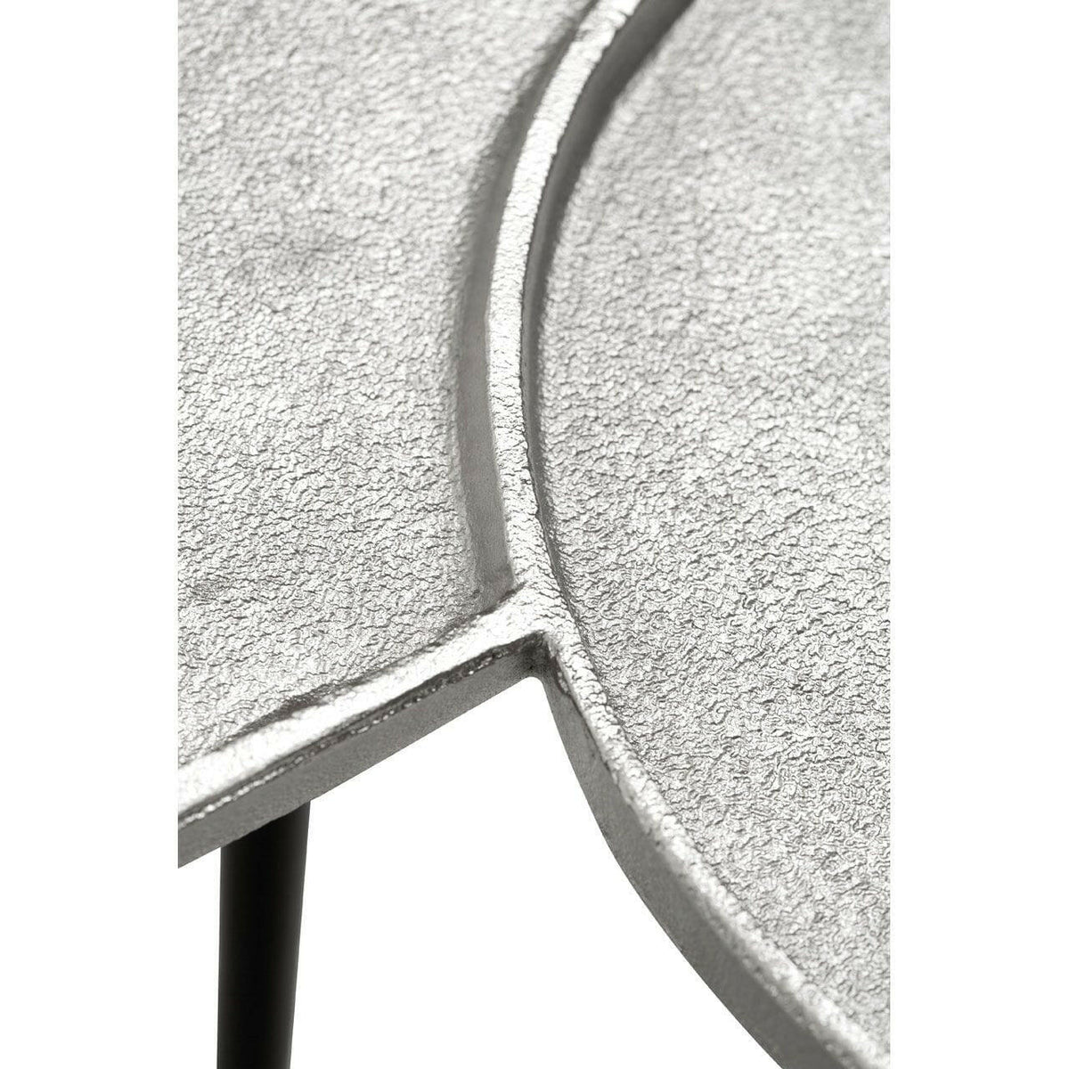 Simba Silver Top Side Table.