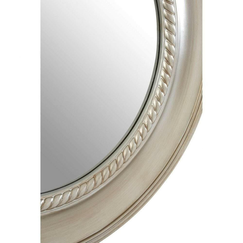 Champagne Rounded Wall Mirror.