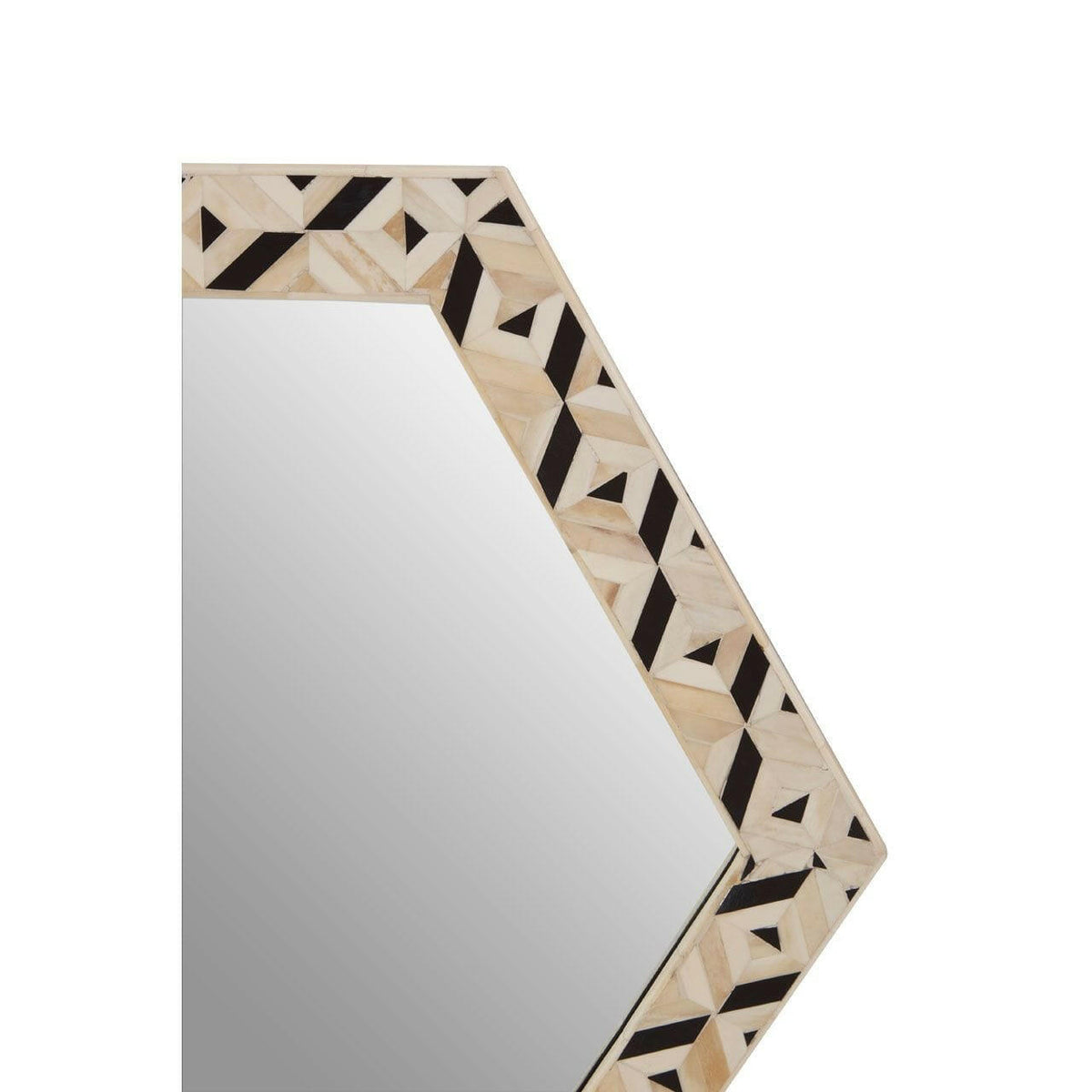 Hallam Hexagonal Wall Mirror.