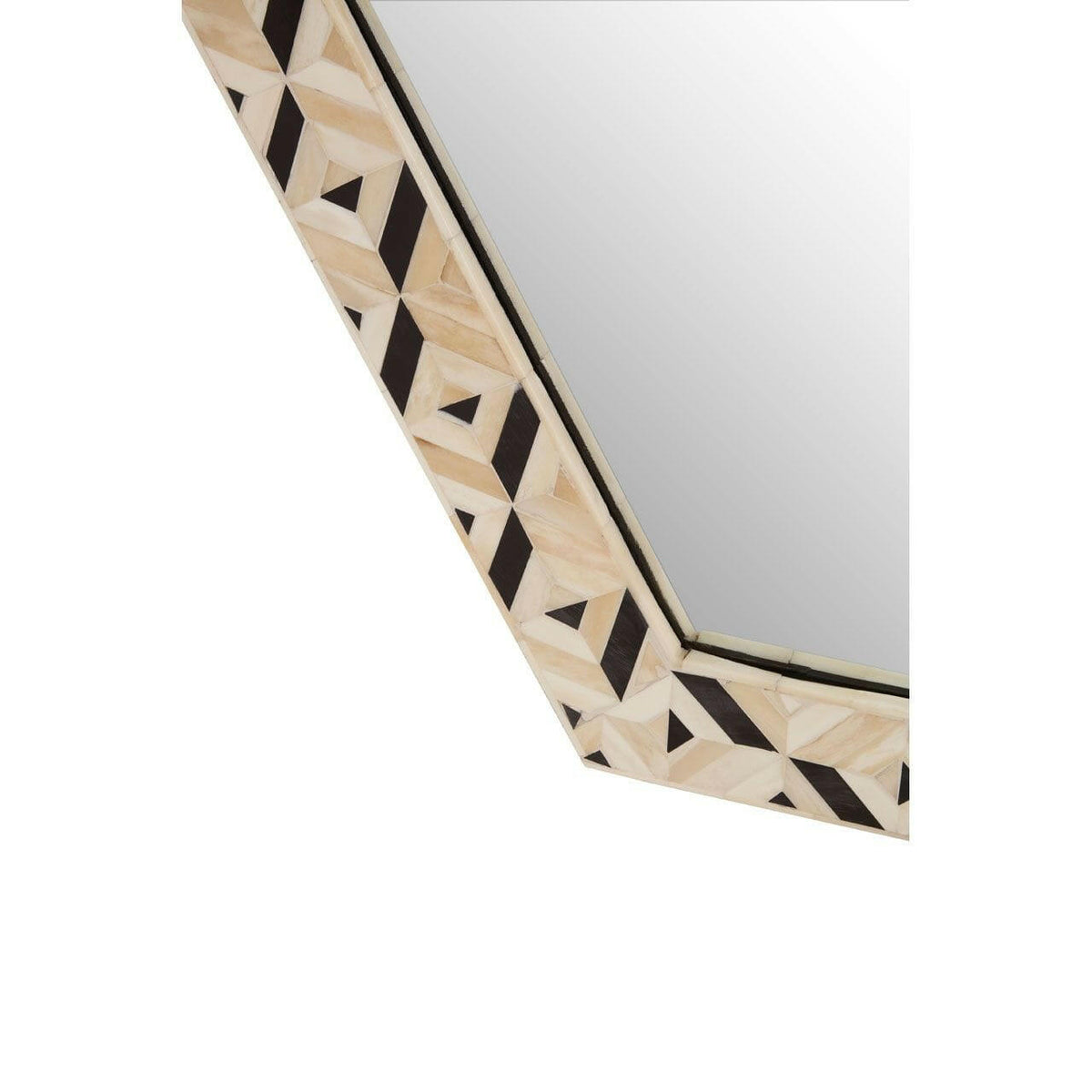 Hallam Hexagonal Wall Mirror.