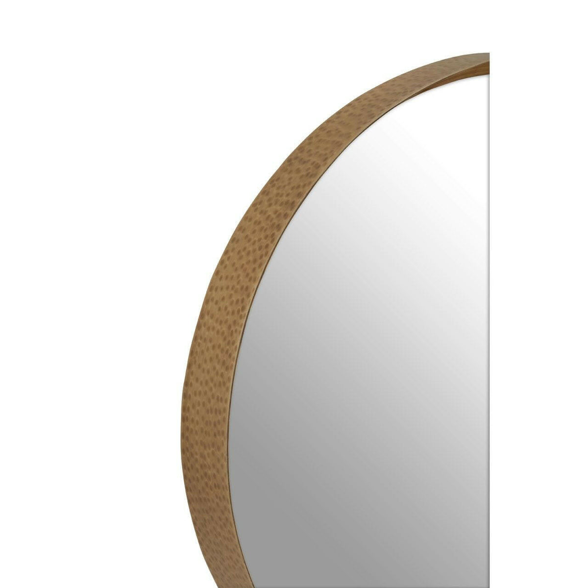 Liam Small Gold Finish Wall Mirror.