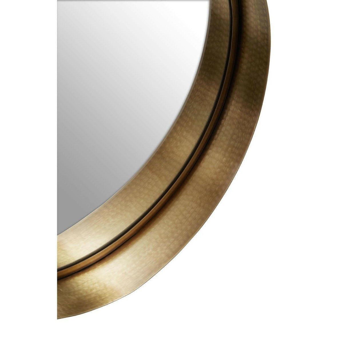 Liam Small Gold Finish Wall Mirror.