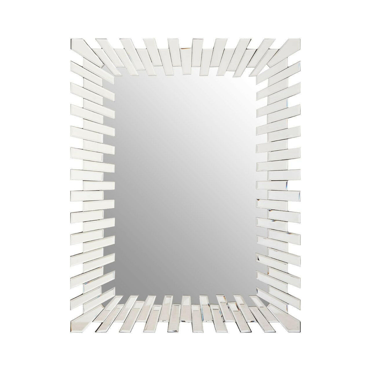 Puzzle Sunburst Wall Mirror.