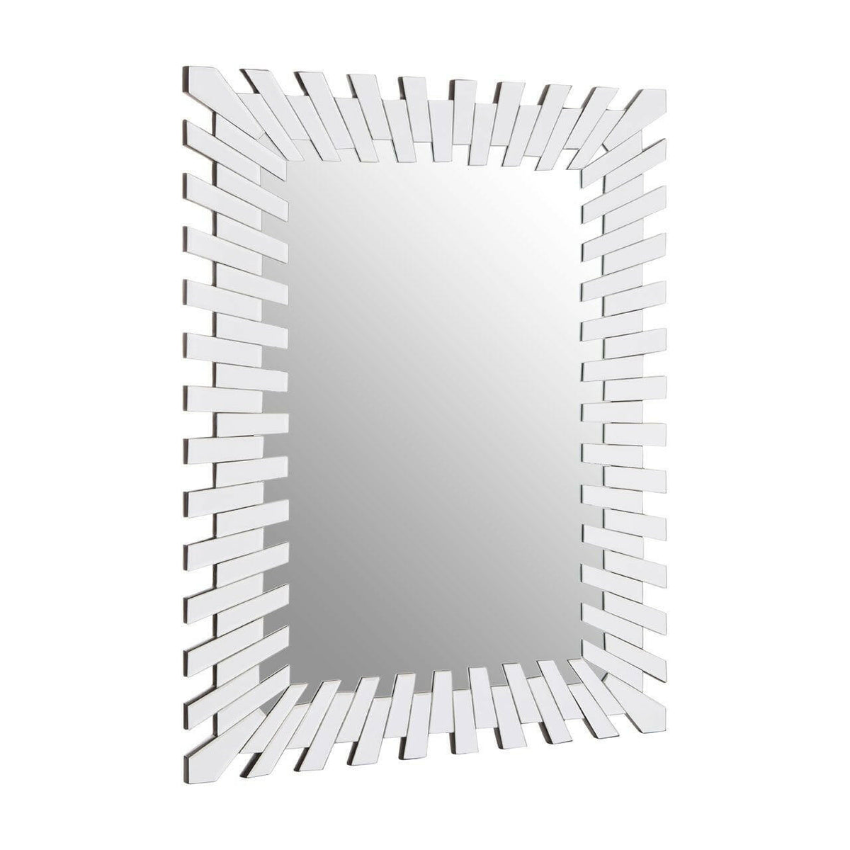 Puzzle Sunburst Wall Mirror.