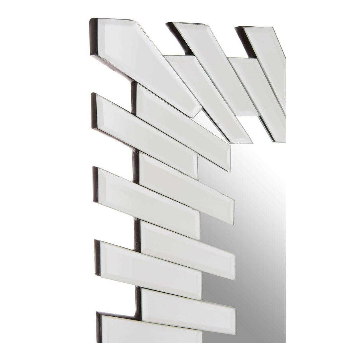 Puzzle Sunburst Wall Mirror.