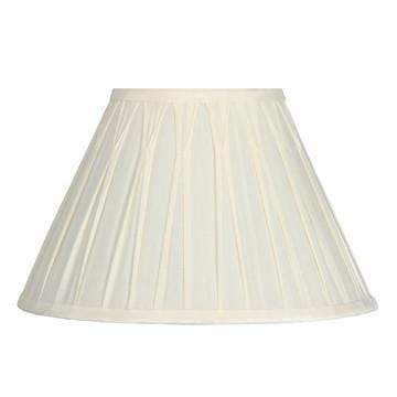 Pacific Lifestyle Lighting Garbo 50cm Cream Polysilk Pinch Pleat Shade House of Isabella UK