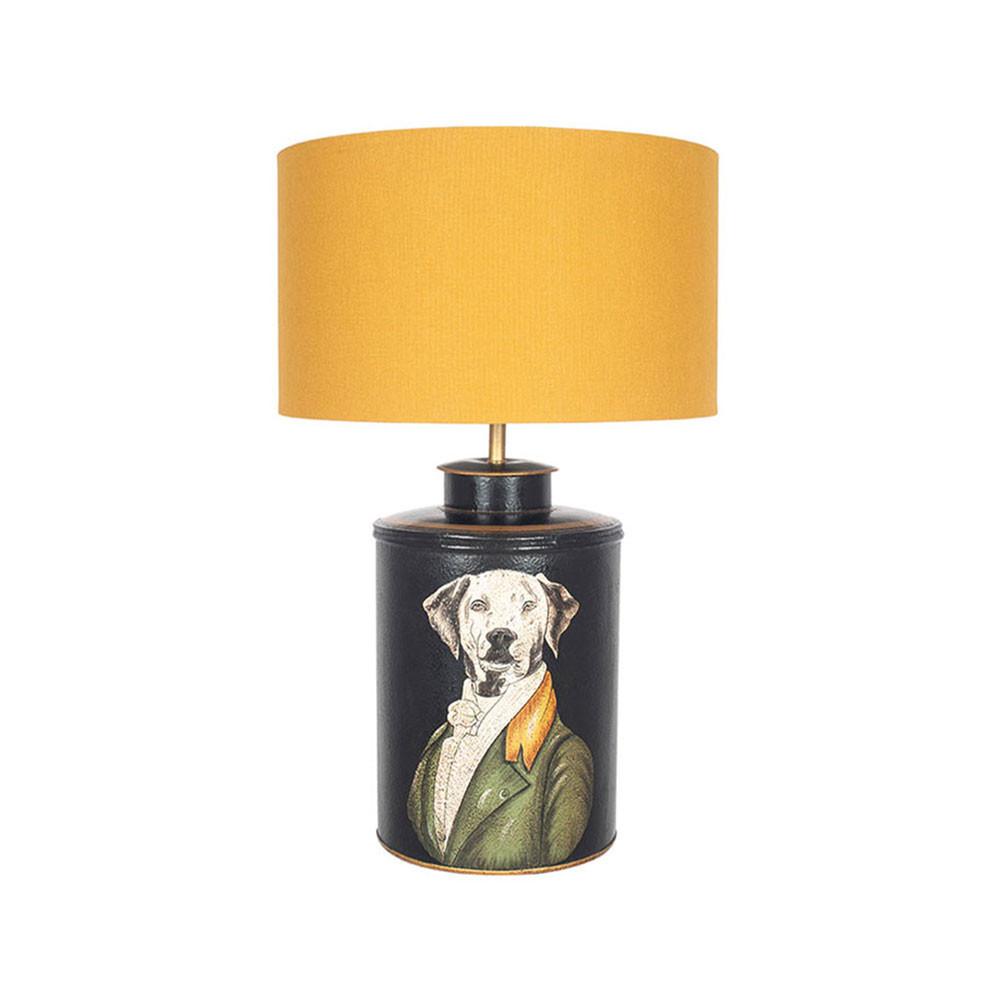 Pacific Lifestyle Lighting Pointer Black Hand Painted Dog Table Lamp House of Isabella UK