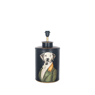 Pacific Lifestyle Lighting Pointer Black Hand Painted Dog Table Lamp House of Isabella UK