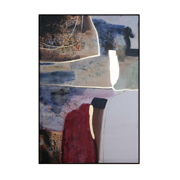 Agate Wall Art Oil Painting.