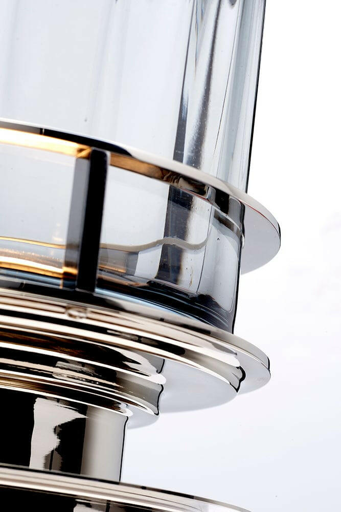 Arno Table Lamp - Smoke - Polished Nickel.