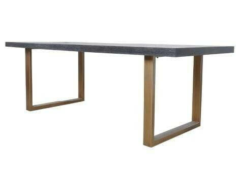 Dining table Blackbone brass 220.