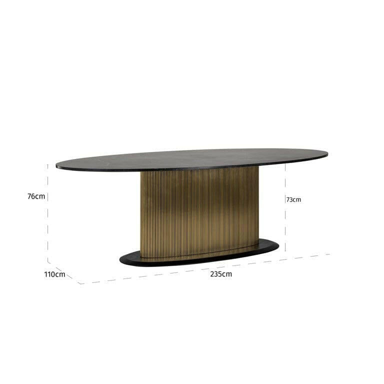 Dining table Ironville oval 235.