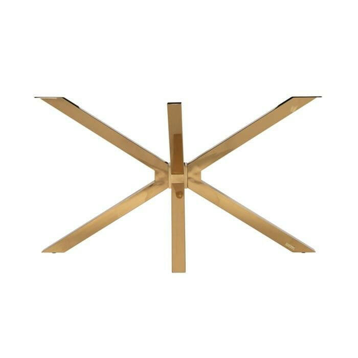 Dining table leg Matrix gold Conrad.