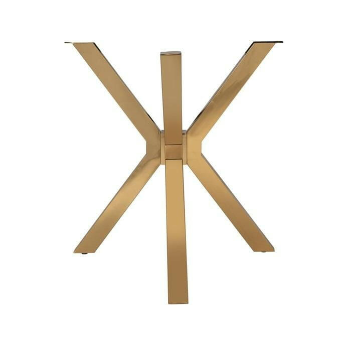 Dining table leg Matrix gold Conrad.