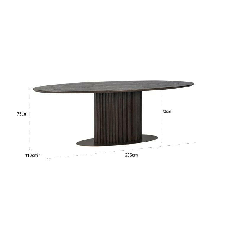 Dining table Luxor oval 235.