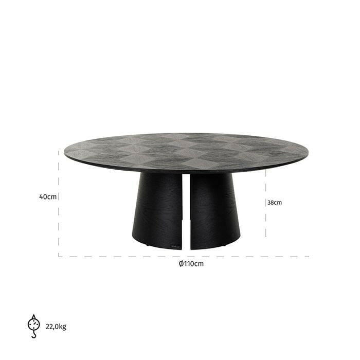 Coffee table Blax 110Ø.