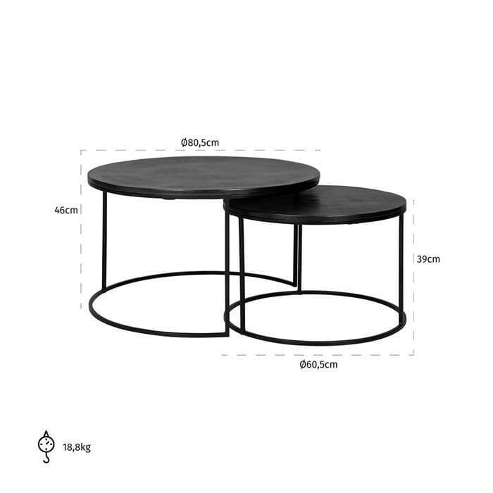 Coffee table Bolder set of 2.
