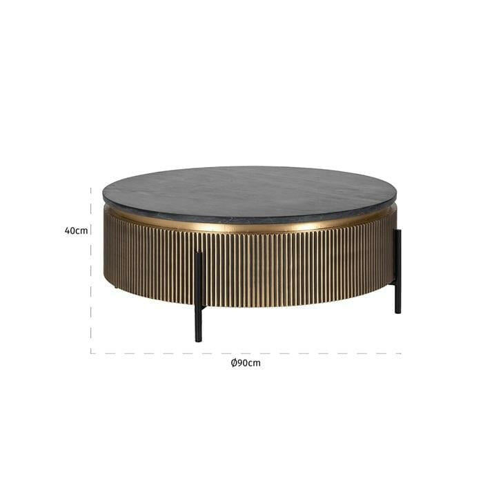 Coffee table Ironville 90Ø.
