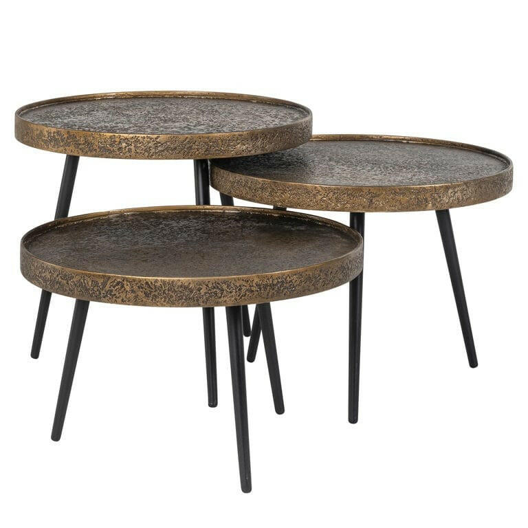 Coffee table Luton set of 3.