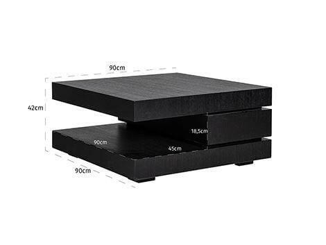 Coffee table Oakura Black C.