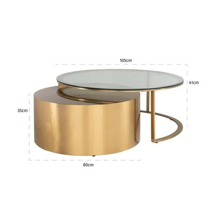 Coffee table Orlan set of 2.