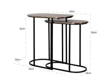 End table Chandon set of 2.