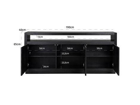 Sideboard Oakura 3-doors.