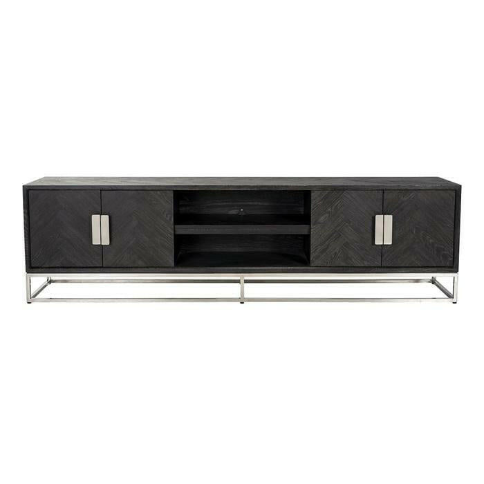 TV-Unit Blackbone silver 4-doors 220.