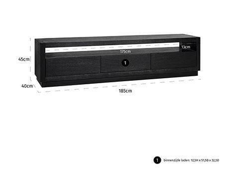 TV-Unit Oakura 3-drawers.