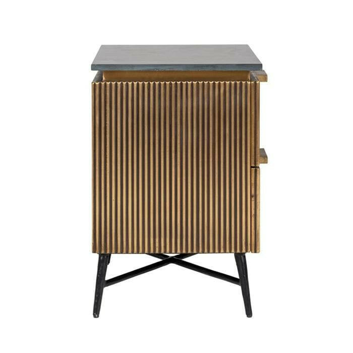 Bedside Cabinet Ironville 2-drawers.