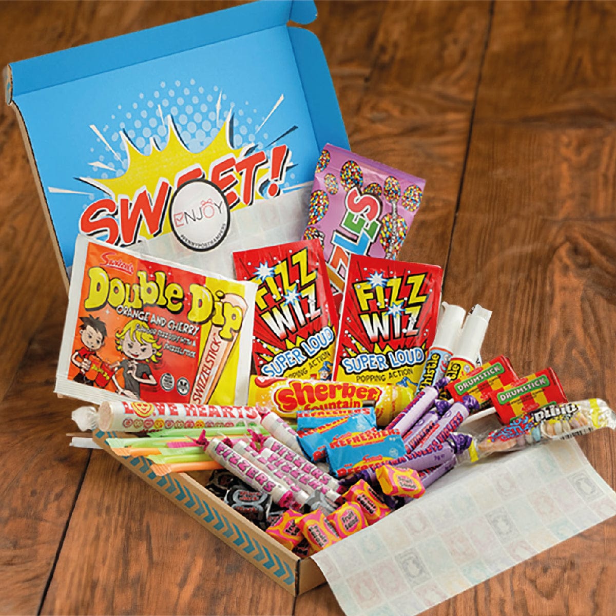 Spicers Of Hythe Gifts & Hampers Retro Sweets Hamper - Penny Post Letterbox Gift House of Isabella UK