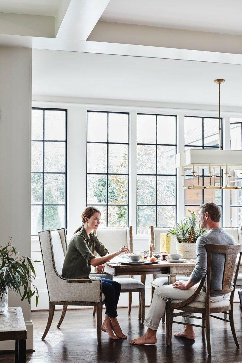 Theodore Alexander Aston Dining Armchair in Vegas Natural.