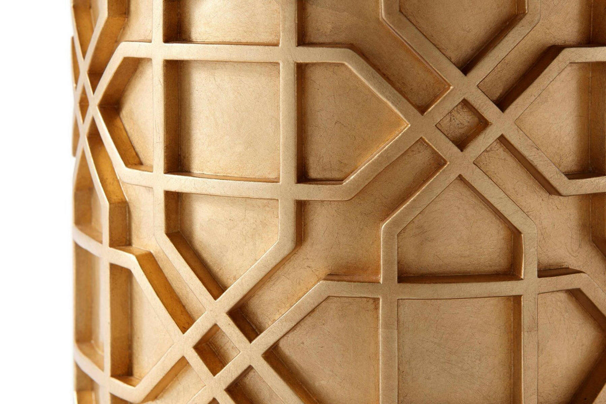 Theodore Alexander Colter Large Round Dining Table in Marble.