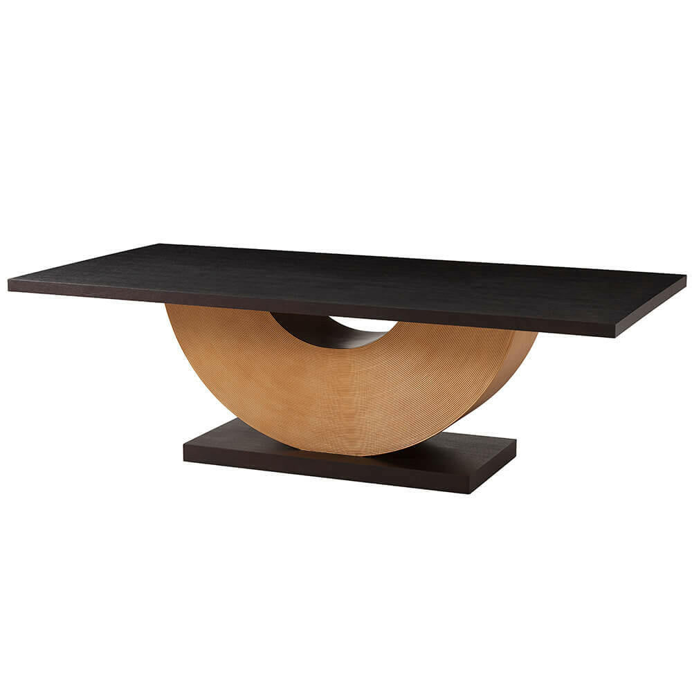 Theodore Alexander Reed Rectangular Dining Table.