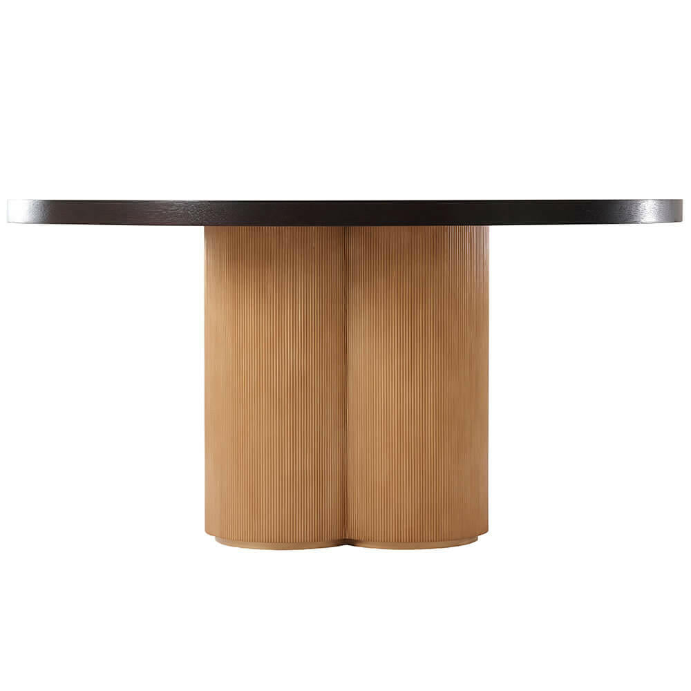 Theodore Alexander Reed Round Dining Table.