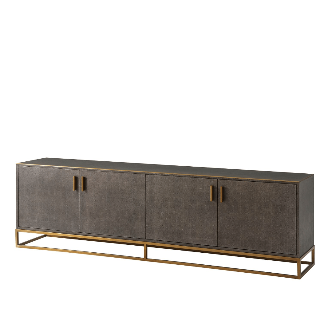 Ta Studio Large Media Console Fisher in Tempest.