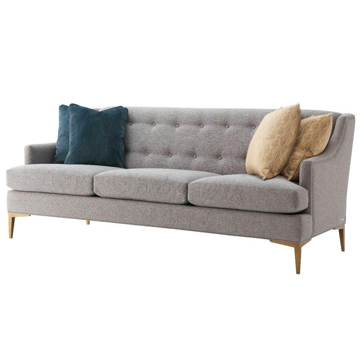 Ta Studio Large Sofa Elaine in Pewter.