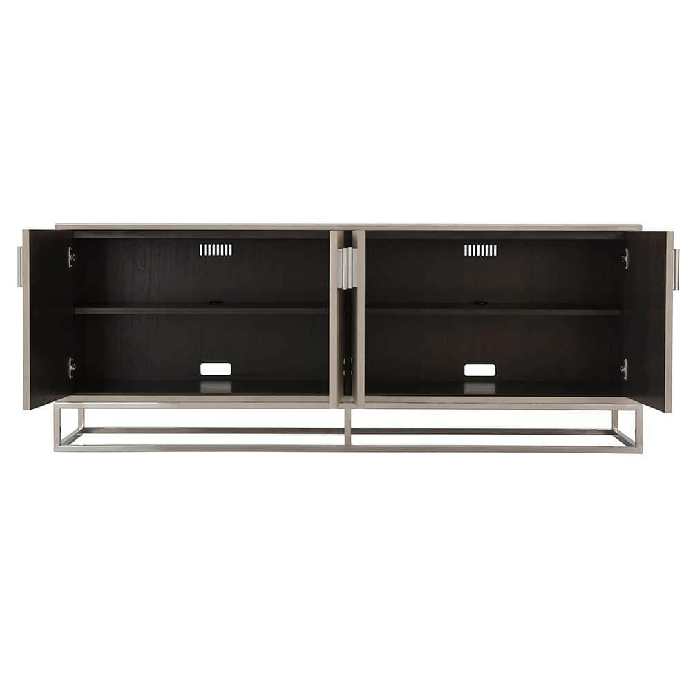 Ta Studio Small Media Console Fisher in Overcast.