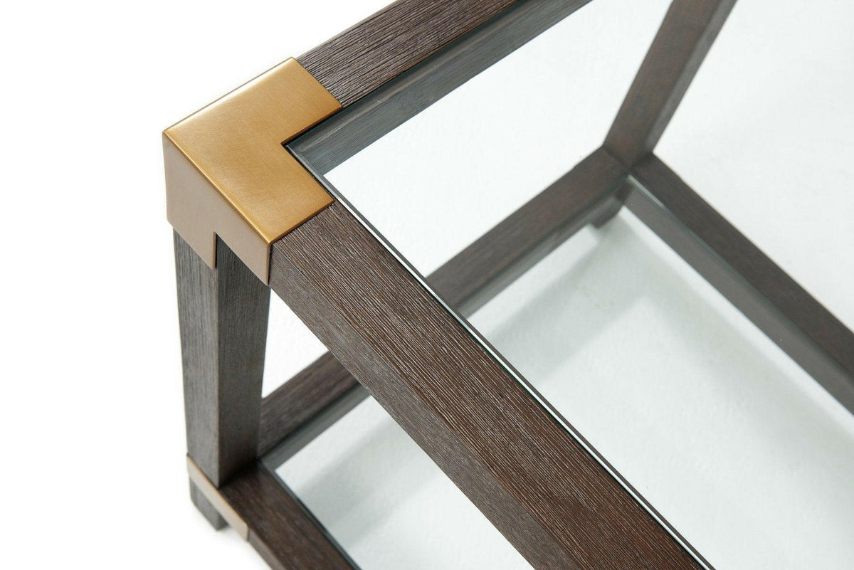 Ta Studio Square Side Table Rayan in Cardamon.