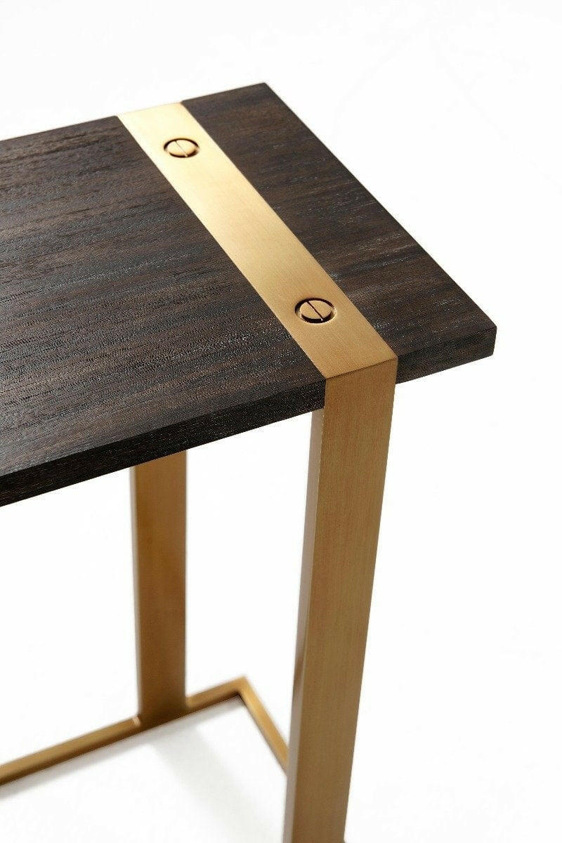 Ta Studio Supper Table Bishop in Rowan.